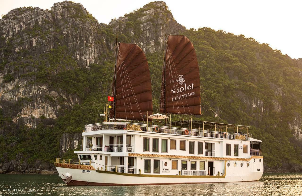 Heritage Line Violet Cruise - Halong Bay & Lan Ha Bay Hạ Long Ngoại thất bức ảnh