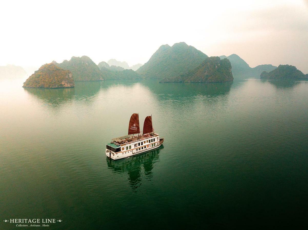 Heritage Line Violet Cruise - Halong Bay & Lan Ha Bay Hạ Long Ngoại thất bức ảnh